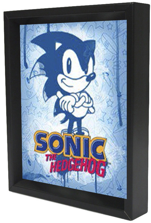 Art mural encadré Sonic