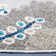 Kellems Indoor/Outdoor Grey/Royal Blue Rug
