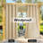 Blackout Outdoor Curtains for Patio Waterproof Top & Bottom Grommet Privacy Drapes, Set of 2-1940556159-1940556157