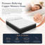 Matelas hybride Klaus Nova Lux 14 po Copper Ultra Cooling avec surmatelas intégré, mousse à mémoire de forme au cuivre, 740 ressorts ensachés individuellement, soulagement des points de pression et isolation des mouvements, certifié GREENGUARD Gold-277258958