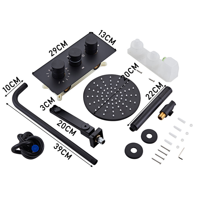 Vanna Mixer Shower with Fixed Shower Head