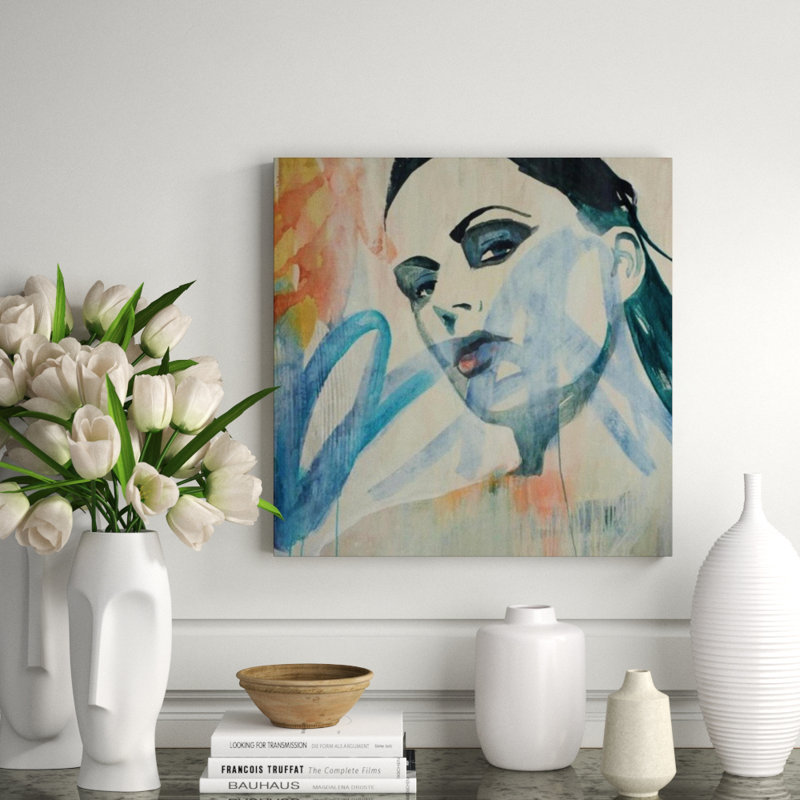 Graffiti Girl Print, 40" H x 40" W, Outdoor