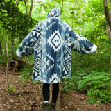Coleman Sherpa and Flannel Plush Velour Wearable Throw Blanket