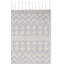 Tapis en laine / coton tissé à la main Sucher en ivoire / bleu clair-1774588370