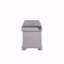 Banc de rangement gris Mariano