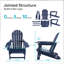 HDPE Folding Adirondack Chair-852309117