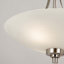 Miltiades Glass Semi Flush Mount-10139512