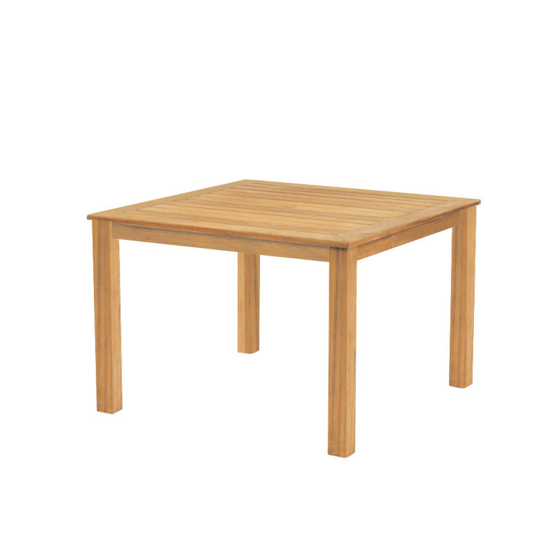 Wainscott Outdoor Square Teak Dining Table, 42" W x 42" L x 29" H