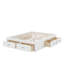 Grand lit plateforme avec 6 tiroirs-156931789