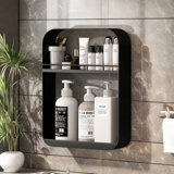 Pirie Stainless Steel Wall Mounted Optional Bathroom Shelves