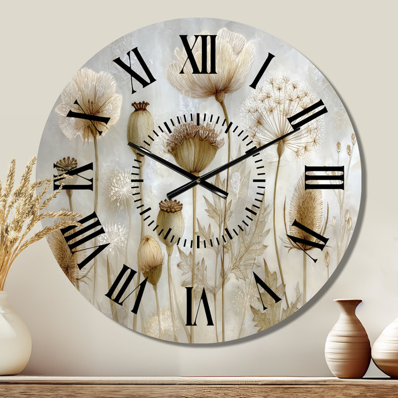 Horloge murale en métal, Petit