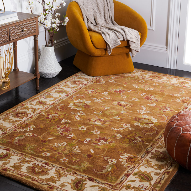 Tapis oriental en laine touffeté à la main Taylor, Rectangle 9 pi 6 po x 13 pi 6 po