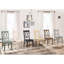 2 chaises d'appoint grises, placage de pin arrière, élégance transitionnelle de 2 chaises grises, pour une utilisation dans la salle à manger-624410336
