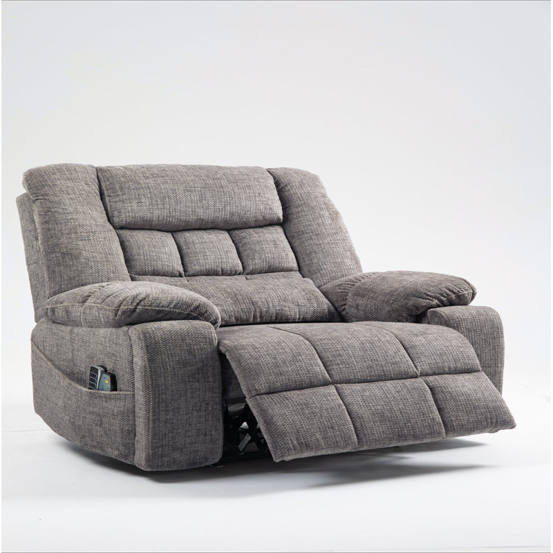 Power Lift Recliner Chair For Big And Tall Seniors: Lay Flat Lift Chair With Heat And Massage, Reclining To 180, 4 OKIN Motors, Adjustable Headrest And Lumbar
