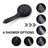 Classic High Pressure Single Handle 6-Spray Patterns Rain Shower Head With Handheld Shower (Valve Included)-122404527