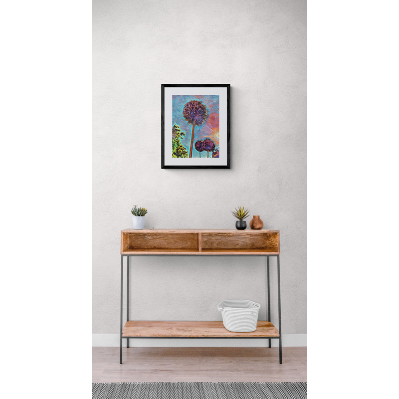 Ornamental Onion Flower Print by Tanna Gx, 21.25" H x 17.25" W x 0.875" D