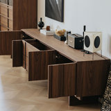 TV Cabinet with Hidden Handles