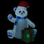 Ours polaire de Noël DEL intérieur et extérieur 8 pi-487059264