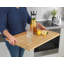 Rectangular Bamboo Folding Outdoor Bar Table , 60cm cm W 52cm cm D