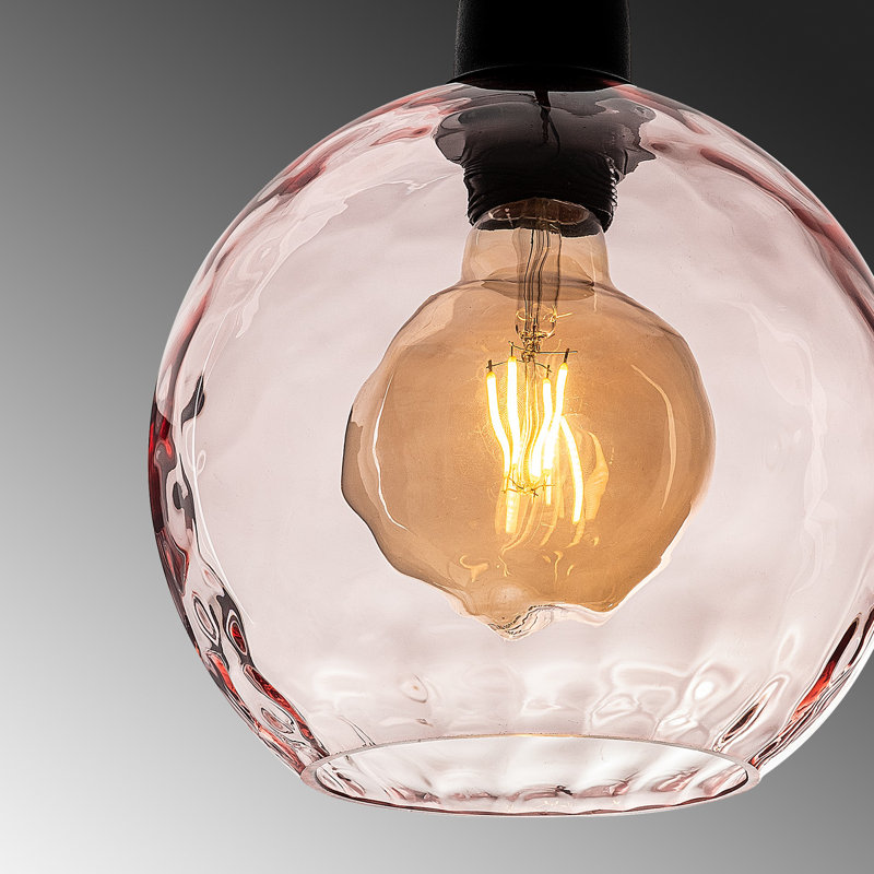 Sheen Chandelier, Pink, Gold