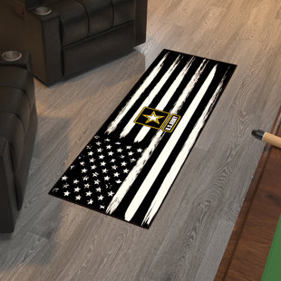 4' x 72' Runner Rugs with Rubber Backing, Indoor Outdoor Utility Carpet  Runner Rugs, Stripe Gray, Can Be Used as Aisle for The RV and Boat, Laundry