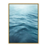 Coastal Retreat Underwater Clouds XXI - Floater Frame Print on Canvas
