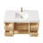 Cataleya Single Sink Bath Vanity in Weathered  with White Grain Composite Stone Top-768135024-768135027