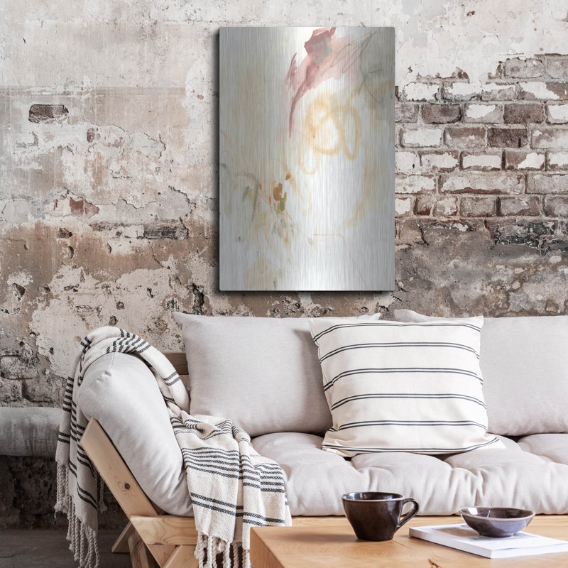  «Converging penserts 2» par June Erica Vess, art mural en métal, 24 po x 36 po, H 36 po x l 24 po