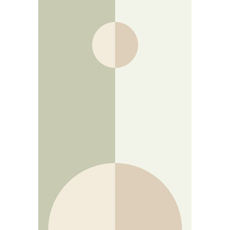Divided Half Dot - Wrapped Canvas Print, 46cm H x 30cm W x 4cm D