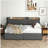 Twin Daybed with Drawers,Sturdy Metal Twin Bed Frame with Upholstered Headboard and Charging Station for Living Room, Bedroom and Guest Room
