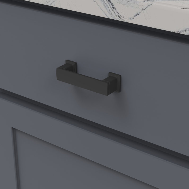 Cambridge Arch Pull, Matte Black