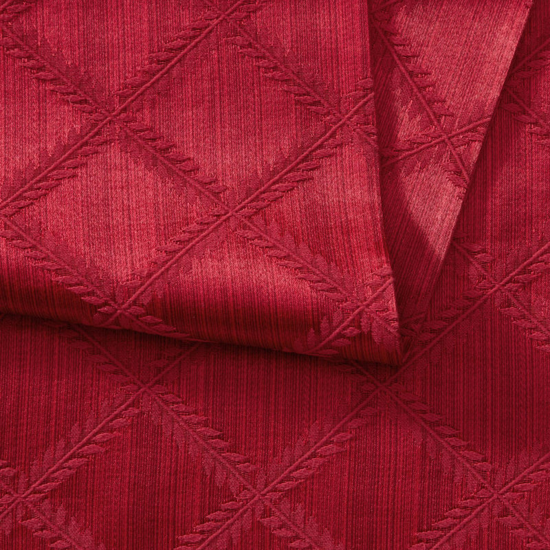 Lenox Laurel Leaf Reversible Table Runner, Red - 14"W x 90"L