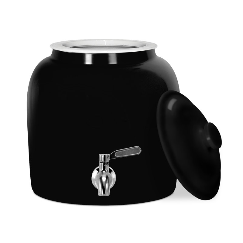 Ensemble de distributeur de boissons 4 pièces, Noir