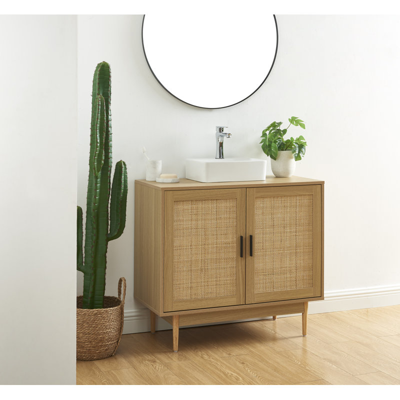 Alecsandrina 90cm Bathroom Vanity Base Only