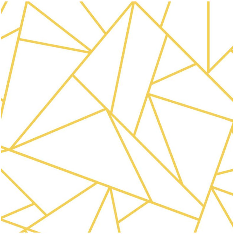 Origami Geometric Wallpaper Roll by Jamie Graney, Rose Gold/White