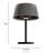 Vellura Tabletop Heater & Light