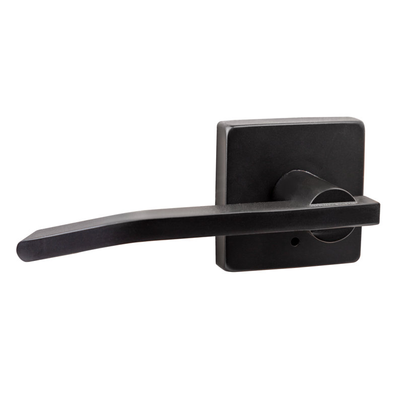 Levier de porte d'intimité Intersect, Noir mat