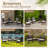 Lithe Patio Furniture Set Wicker Dining Chairs