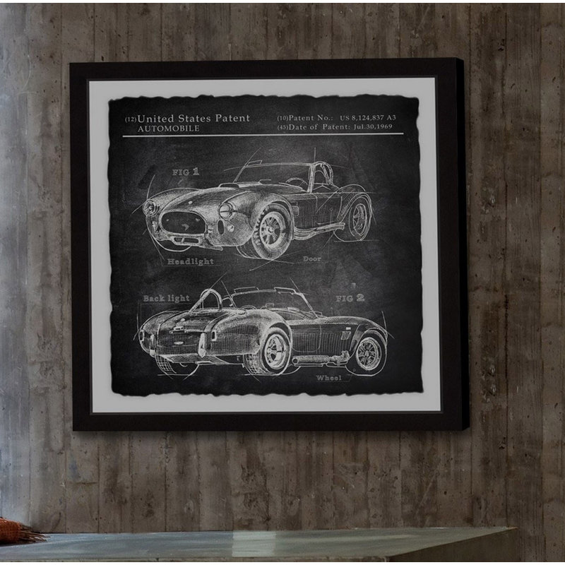 "Shelby Cobra" par Marmont Hill - "Peinture", H 32 po x l 32 po x P 1,5 po