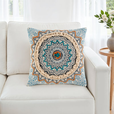 Fallsburg Square Cotton Throw Pillow Cover