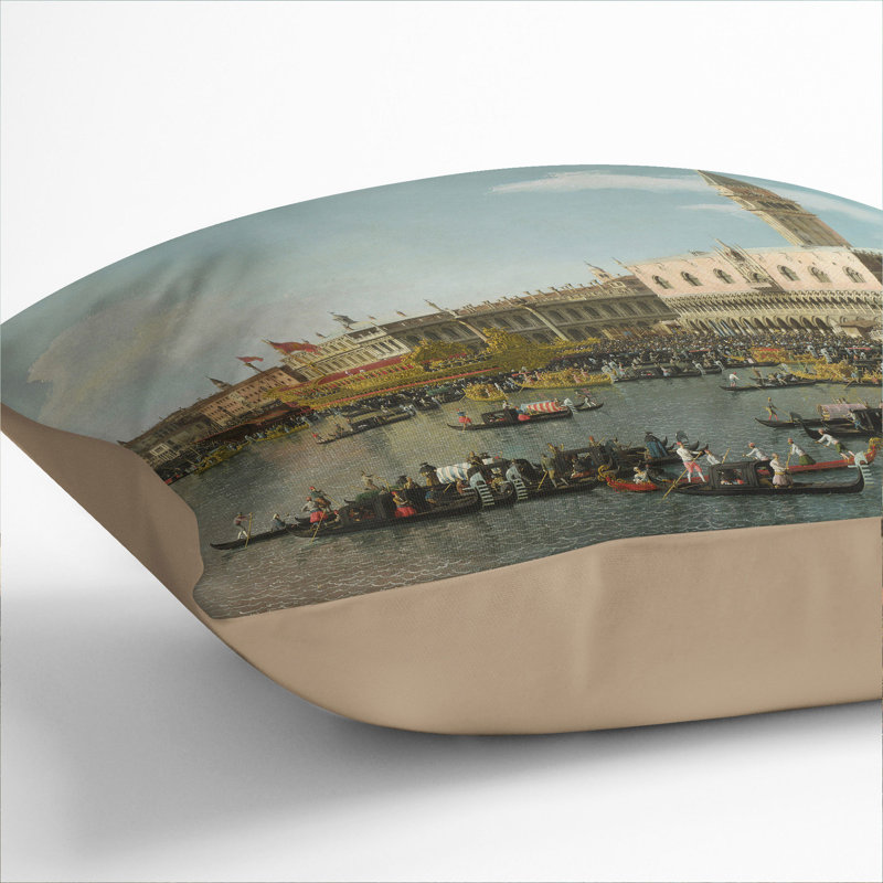 Square Cushion, 55cm H x 55cm W x 20cm D, Stone
