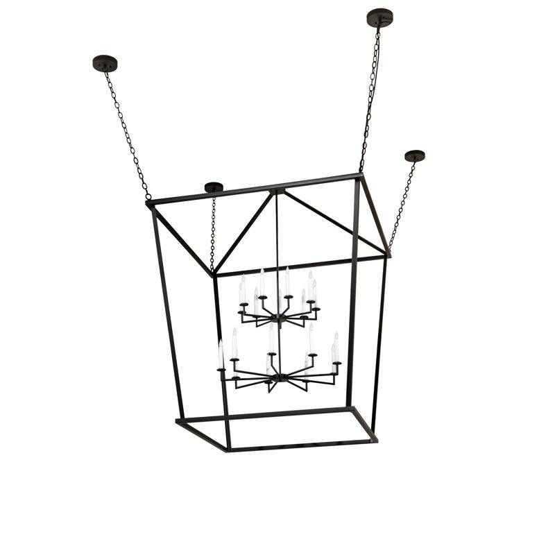 76" Square Kitzi Tapered Pendant
