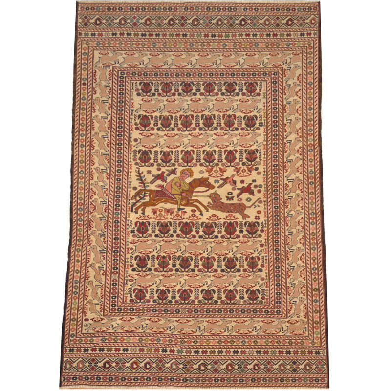 Afghan Wool Geometric Indoor Rug