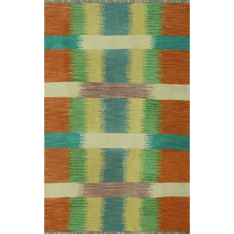 Brely Wool Striped Indoor Rug