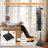 36 Pockets Metal Free Standing Magazine Rack