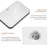 Ceramic Undermount Bathroom Sink 22.05" X 15.36" X 6.7" - White Porcelain Vessel Basin, Seamless Design For Vanity Countertop-123045141