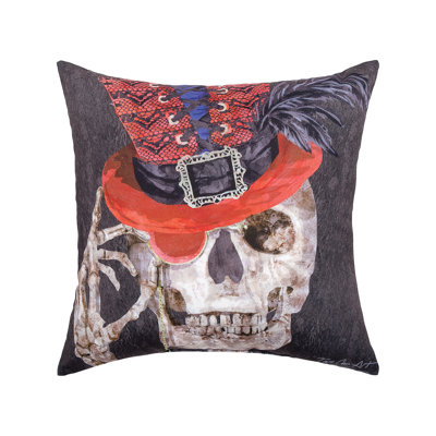  Skullastic Indoor/Outdoor Throw Pillow