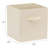 Basics Cube Organizer Storage Bins Handles, Collapsible Fabric, Pack Of 6, 10.5"X10.5"X11"-113467456