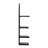 Mango Wood 30" Round Floating Wall Shelf, Industrial Accent Shelves