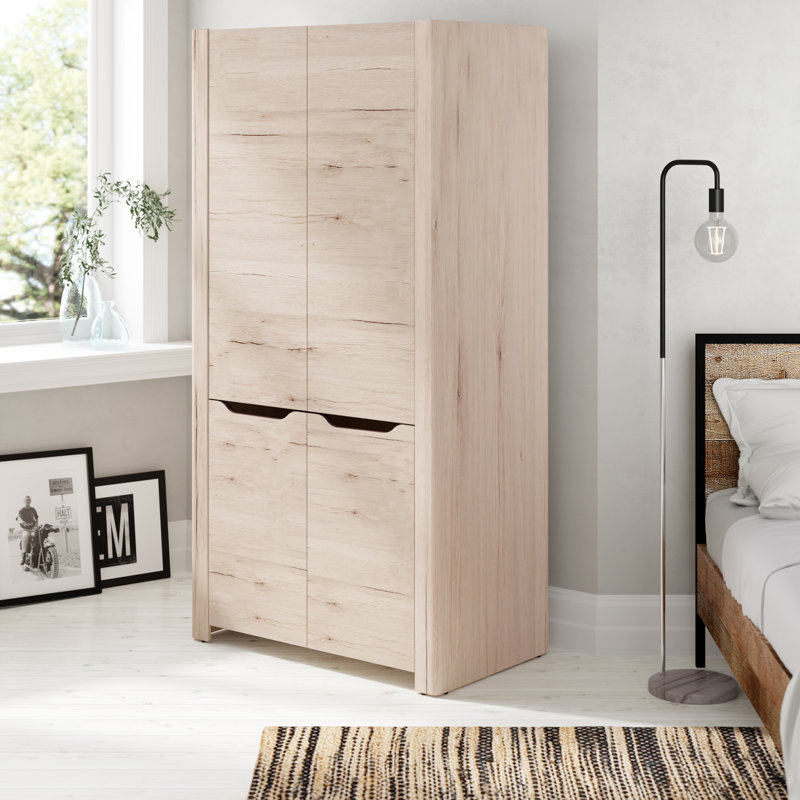 Desjo 2 Door Manufactured Wood Wardrobe
